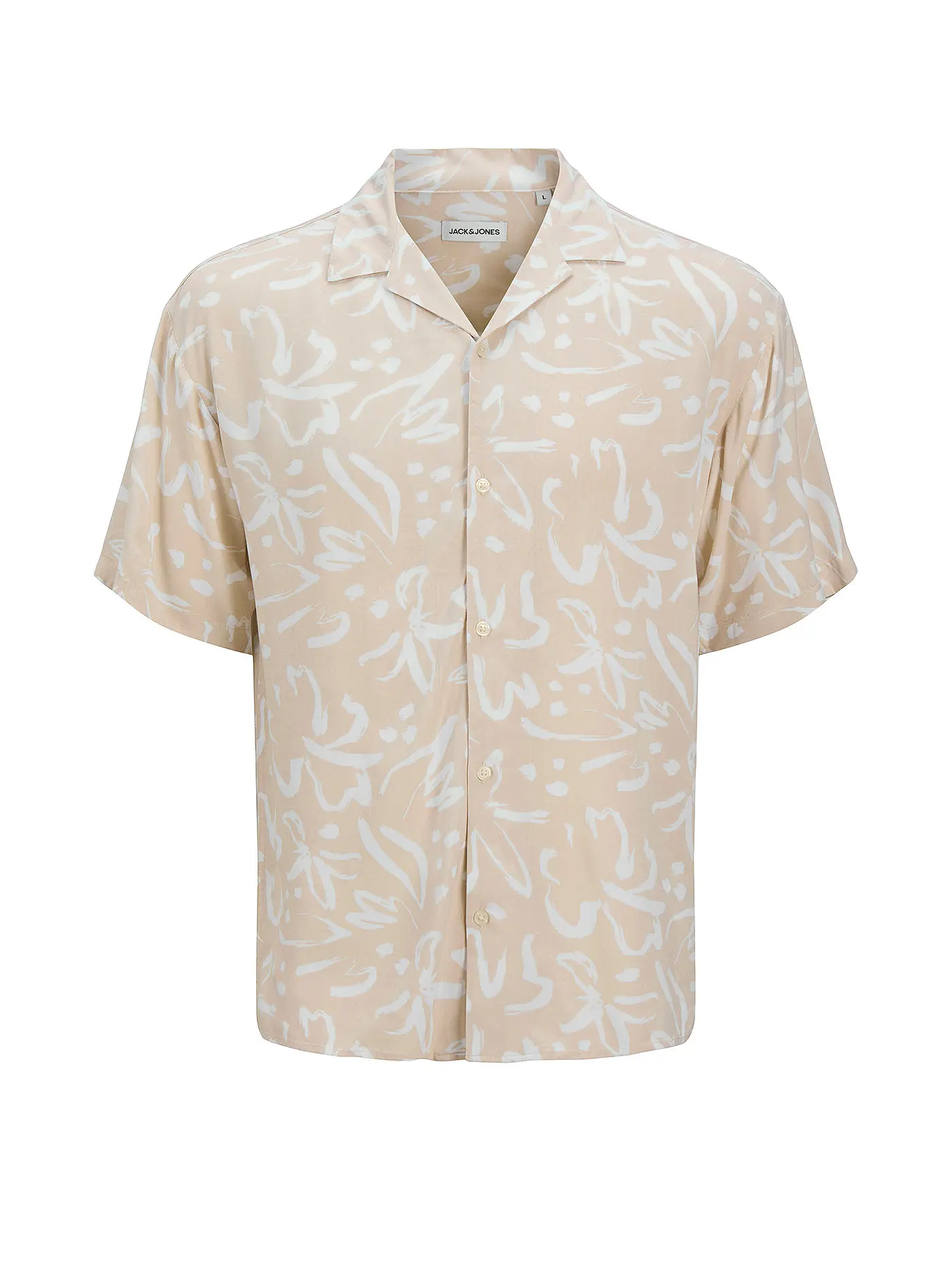 JACK & JONES | Hemd Regular Fit JJJEFF MONOCHROME | beige